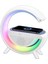 3in1 Ledli Kablosuz Sarj Standı,bluetooh 5.2 Speaker Hoparlör,renkli Masa Lambası 1