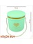 Silindir Kutu Küçük Boy 13 cm x 12 cm - Aqua Marin 2