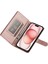 IPhone 15 Bilek Kayışı Kickstand Çok Fonksiyonlu Kart Yuvaları Için Flip Case (Yurt Dışından) 4