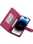 IPhone 14 Pro Bilek Kayışı Cüzdan Bölmesi Kart Yuvaları Için Flip Case (Yurt Dışından) 5