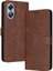 Kart Yuvası Kickstand Pu Saf Toka ile Oppo A17/A17K Için Flip Case (Yurt Dışından) 1