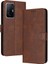 Xiaomi 11T/11T Pro Kickstand Saf Renk Pu Deri ile Flip Case (Yurt Dışından) 1
