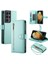 Samsung Galaxy S21 Ultra Kickstand Çok Fonksiyonlu Kart Için Flip Case (Yurt Dışından) 1