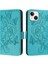 Kredi Kartı Yuvası ile IPhone 13 Mini Için Kılıf Pu Deri Manyetik Cüzdan (Yurt Dışından) 1