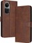 Kart Yuvası Pu Deri ile Oppo Oppo 10 Pro 5g Saf Renk Için Flip Case (Yurt Dışından) 1