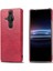 Sony Xperia Pro-I Koruyucu Kapak Için Retro Kılıf Lychee Desen Retro (Yurt Dışından) 4