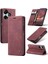 Xiaomi Redmi Için Flip Case 13 4g Manyetik Kapatma Darbeye Vaka Kart Pu (Yurt Dışından) 5