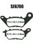 Fren Balatası SFA706 Yamaha X-Max 125 250 300 2018-2022 1