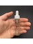 20ML Beyaz Plastik Kapaklı Şeffaf Cam Damlalıklı Şişe , 20 cc Saydam Cam Damlalıklı Şişe x 6 Adet 1