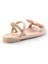 Bej Streç Kadın Sandalet K05499010217 4
