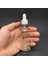 50ML Beyaz Plastik Kapaklı Şeffaf Cam Damlalıklı Şişe , 50 cc Saydam Cam Damlalıklı Şişe x 6 Adet 1