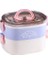 Vagonlife 1200 ml Iki Kat Üç Bölme Paslanmaz Çelik Bento Lunch Box Yeni Nesil Sefer Tası BL-50251 Mor 1