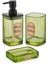 Globe Banyo Seti 3 Parça Yeşil 330 ml 1