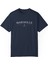 Unisex Marseille Fransa Şehir Baskılı Lacivert Basic Tshirt 1