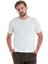 Beyaz Regular Fit Düz Bisiklet Yaka Rayon Triko Tişört 1