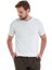 Beyaz Regular Fit Düz Bisiklet Yaka Rayon Triko Tişört 3
