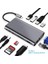 C Adaptör 11 In 1 USB Hub HDMI Lan VGA Sd Tf Kart USB Type C Macbook Çevirici 1