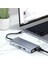 C Adaptör 11 In 1 USB Hub HDMI Lan VGA Sd Tf Kart USB Type C Macbook Çevirici 3