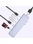 7 In 1 Multiport Alüminyum HDMI Dönüştürücü, 2xusb 3.0 Hub, Kart Okuyucu, 2xusb C 1
