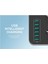 Korumalı 2 Metre 3 Lü Priz 6 USB Port Çoklu Şarj Aleti 3