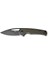 Mims Micarta Dark Green Black Blade Çakı 1