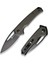 Mims Micarta Dark Green Black Blade Çakı 2