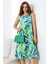 Yazlık Askılı Viskon Elbise 2691 3