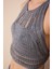 Shiny Fishnet Gümüş Bikini Üstü - Gamze Erçel Koleksiyonu 3