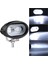 LED Spot Işık ve Beyaz Projektör Lens Oval Çift Gözlü LED Off Road Lamba Motosiklet ve Iş Makinesi Projektörü 12V-85V 4
