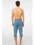 2233 Erkek Modal Tek Kapri Pijama Altı-Indigo 3