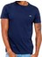 Basic Bisiklet Yaka Erkek Lacivert T-Shirt 4