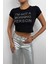 Taş Detay Crop T-Shirt 4