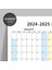 Amerikan Standardı 2024 -2025 Akademik Duvar Takvimi, Ağustos Başlangıçlı, United States Calendar 3