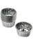Cupcake Kalıbı Minik Boy 38*30 Sufle-Muffin Kek Kalıbı - 50 Adet Gümüş 3