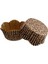 Cupcake Kalıbı Pet Kapsül Harf Desenli Dalgalı Kek Kalıbı 65X38 mm - 100'LÜ 3.8 cm 1