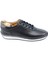 Deri Siyah Bağcıklı Erkek Sneakers & Spor Ayakkabı 01721 2