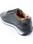 Deri Siyah Bağcıklı Erkek Sneakers & Spor Ayakkabı 01721 4