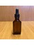 30 ml Siyah Plastik Kapaklı Yassı Amber Cam Damlalıklı Şişe , 30 cc Kahverengi Damlalıklı Şişe x 6 Adet 2
