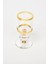 Seta Shine Kristal Şamdan Modern Dısk Gold Küçük 6X14 cm 1