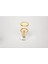 Seta Shine Kristal Şamdan Modern Dısk Gold Küçük 6X14 cm 2