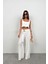 Crop Bluz Kemerli Pantolon Takım 1