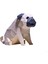 3D Origami Hayvan Oyuncak Süsü - Pug (Köpek) (Yurt Dışından) 1