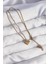 Mulvxxmd XDN02 Çelik Gold Renk Kalp Model Love Kolye (Mulvix) 1