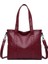 Kadın Omuz Çantası Bayanlar Rahat Çanta Mizaç Kadın Büyük Messenger Şarap Kırmızı (Yurt Dışından) 1