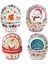 Kardan Adam 100PC Tarzı Noel Temalı Cupcake Kalıbı Muffin Kek Kalıpları Kek Tepsisi Pişirme Araçları Pişirme Araçları Noel Kek Süslemeleri (Yurt Dışından) 2