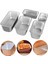 138X80X38MM Stili Fırın Tepsi Alüminyum Kar Tost Kutusu Peynir Kutusu Pişirme Kızartma Brownie Dikdörtgen Kek Küçük Tost Ekmek Kalıbı Kek Kalıp 2021 (Yurt Dışından) 2