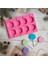 Pembe Stil Silikon Kalıp Büyük Yuvarlak Lolipop Kalıbı Pasta Dekorasyon Araçları 3D Atıştırmalık Aracı Aynı Atıştırmalık Parti Mutfak Araçları Fırın Malzemeleri (Yurt Dışından) 3