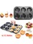 6 Delik 01 Tarzı Delikli Yapışmaz Yuvarlak Cupcake Tepsi Muffin Kalıbı Cupcake Kalıbı Muffin Tepsi Karbon Çelik Fırın Tepsisi Puding Fırını Bisküvi Tepsi (Yurt Dışından) 5