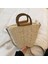 Moda Bayan Hasır Çanta El Dokuma Rattan Crossbody Çanta Plaj Hasır Örme Alışveriş Omuz Bohemian A (Yurt Dışından) 2