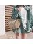 Yeni Yaz Kadın El Yapımı Plaj Çantası Rahat Kadın Örgü Hasır Çanta Crossbody Bej (Yurt Dışından) 2
